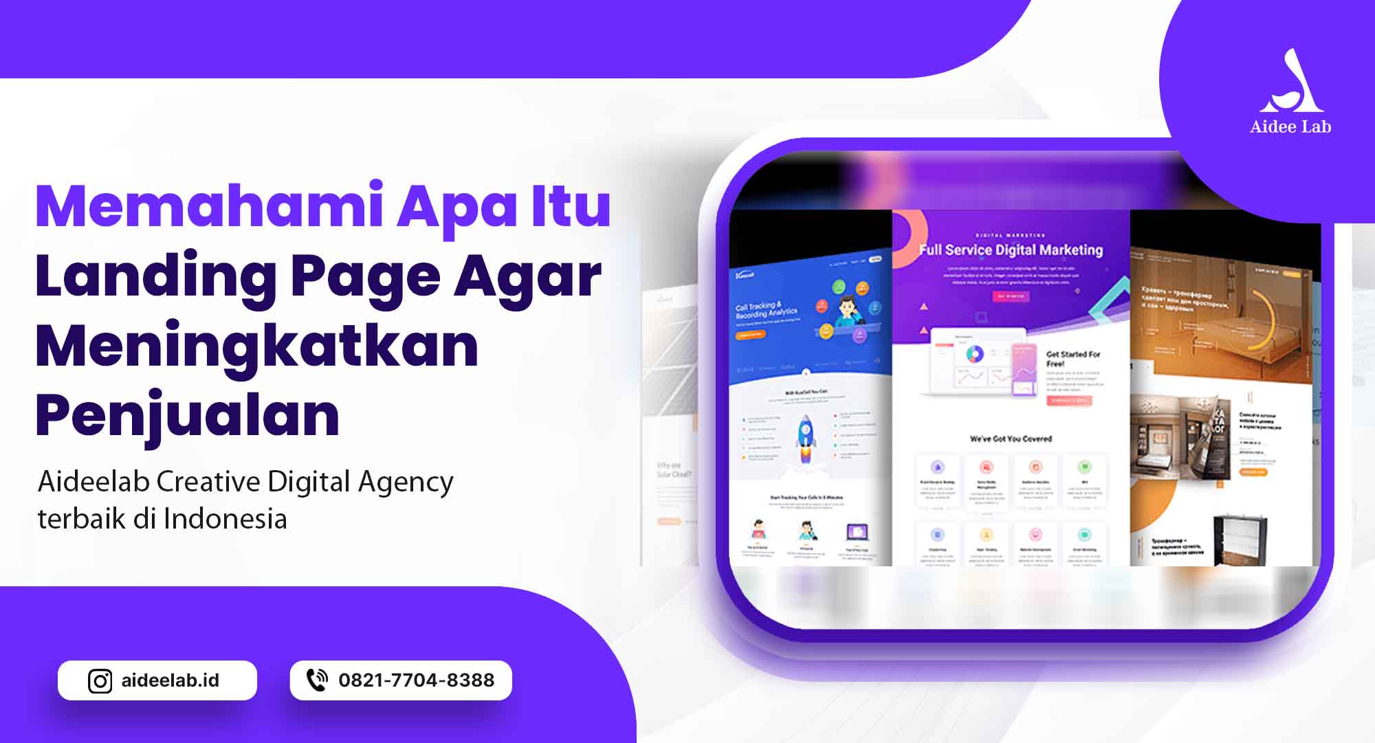 Memahami Apa Itu Landing Page Agar Meningkatkan Penjualan Aidee Lab