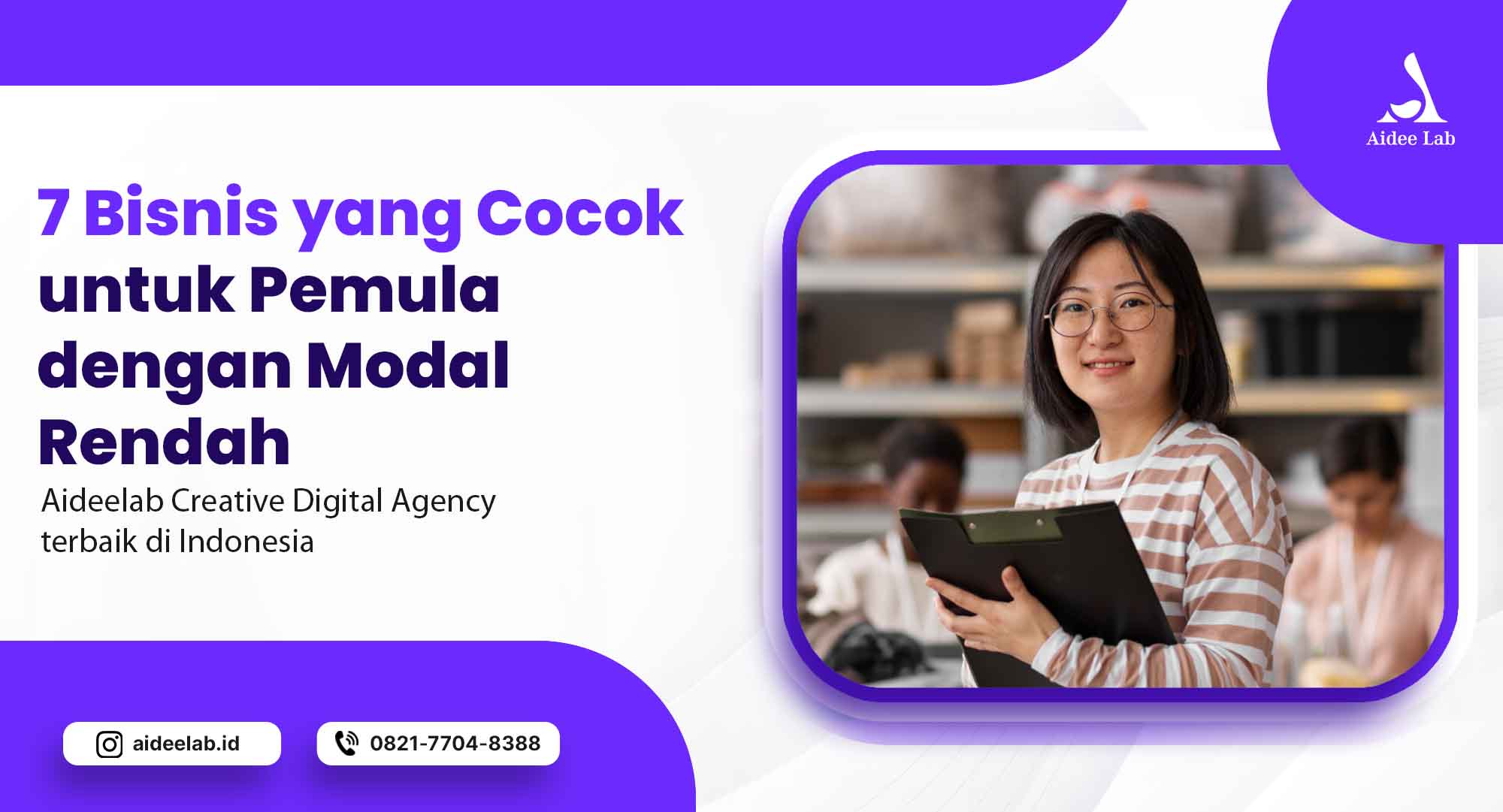 Bisnis Yang Cocok Untuk Pemula Dengan Modal Rendah Aidee Lab