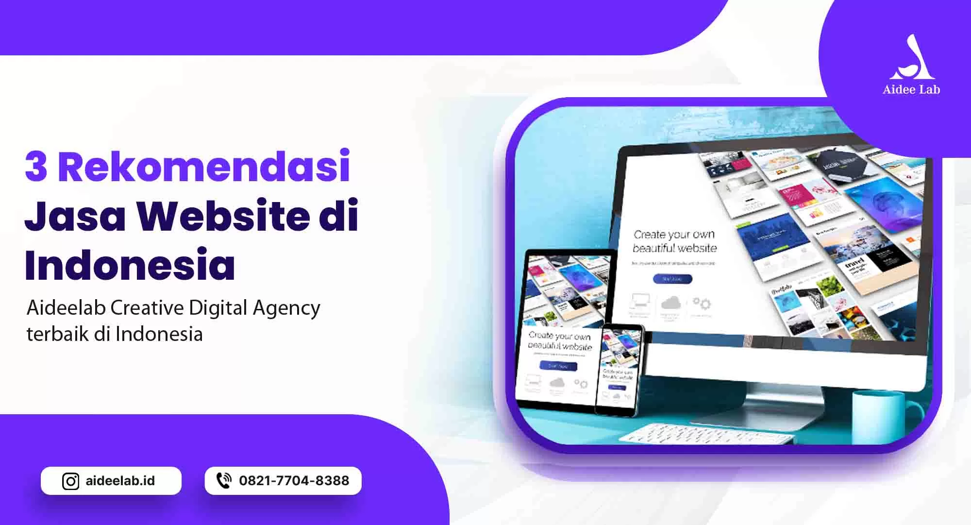 3 Rekomendasi Jasa Website Terbaik Di Indonesia - Aidee Lab